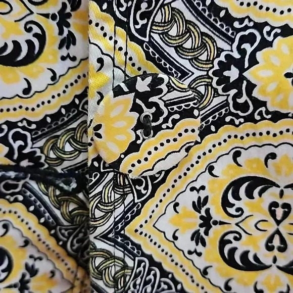 Bamboo Traders Paisley Whimsical Black Yellow Bohemian Plus Jacket Sz 2X - Picture 4 of 7